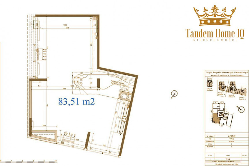 Warszawa, Praga-P&oacute;łnoc, Lokal handlowo-usługowy 83 m2 na Nowej Pradze niedaleko metra Szwedzka