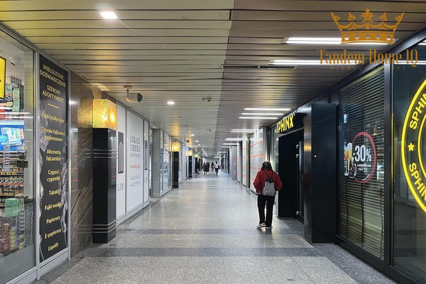 Warszawa, Śr&oacute;dmieście, 20-95m2, pasaż, galeria, podziemia, hotel