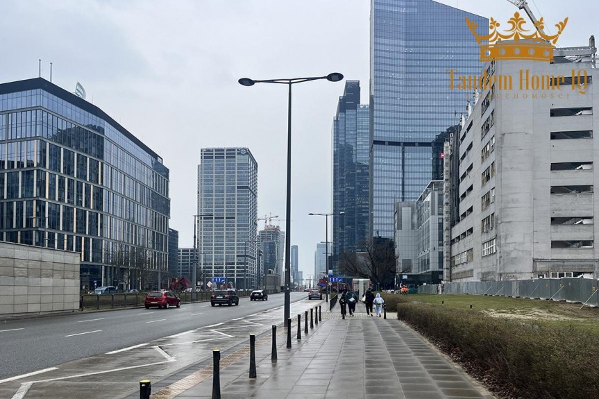 Warszawa, Wola, Do wynajęcia 86m2 przy Rondzie ONZ, Prosta pod kawiarnię, nowa budowa