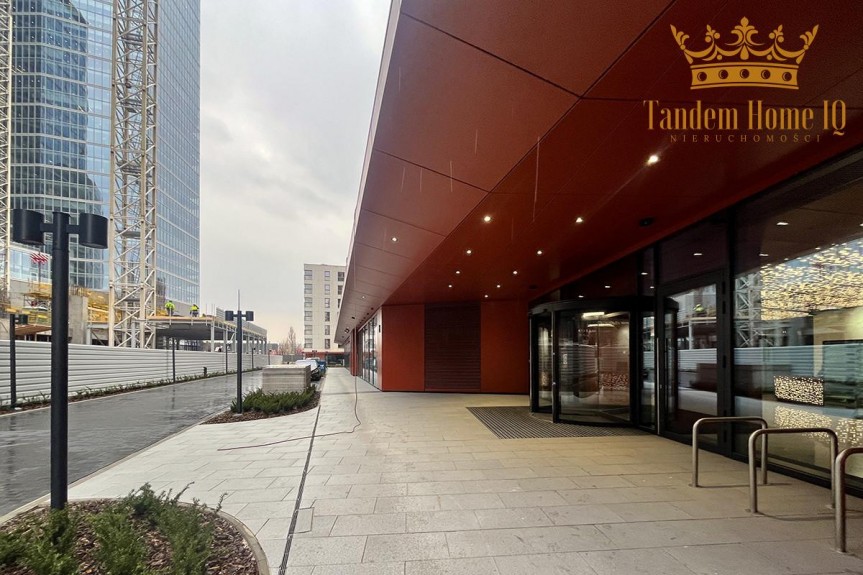 Warszawa, Wola, Do wynajęcia 86m2 przy Rondzie ONZ, Prosta pod kawiarnię, nowa budowa